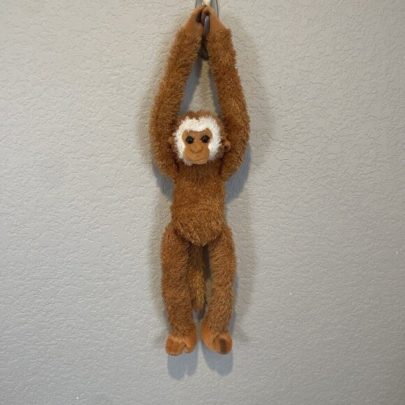 Steven Smith Plush Long Arm Monkey Plush Animal Toy 19” Brown Gibbon - Picture 2 of 8